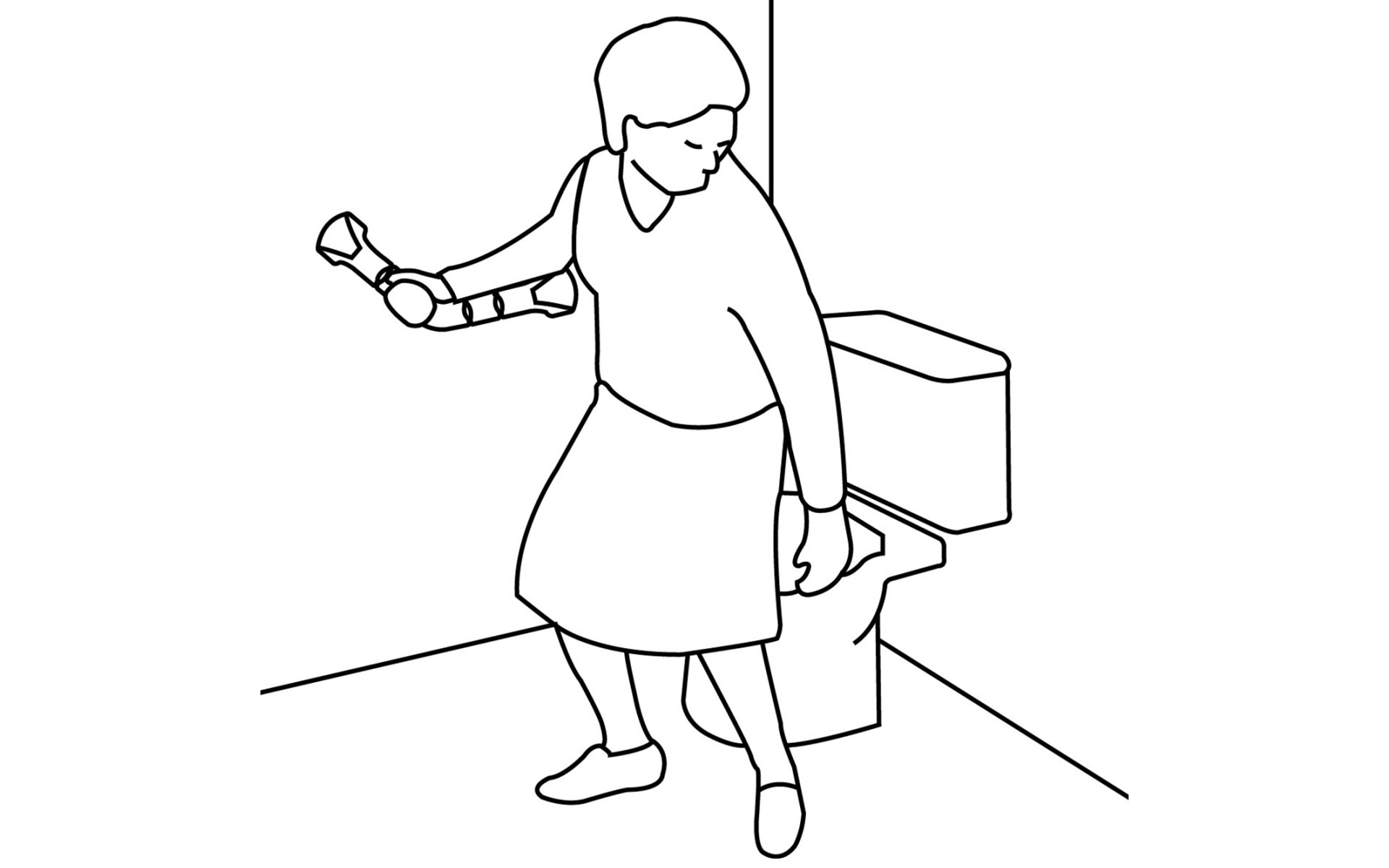 Uchwyt dla niepełnosprawnych.